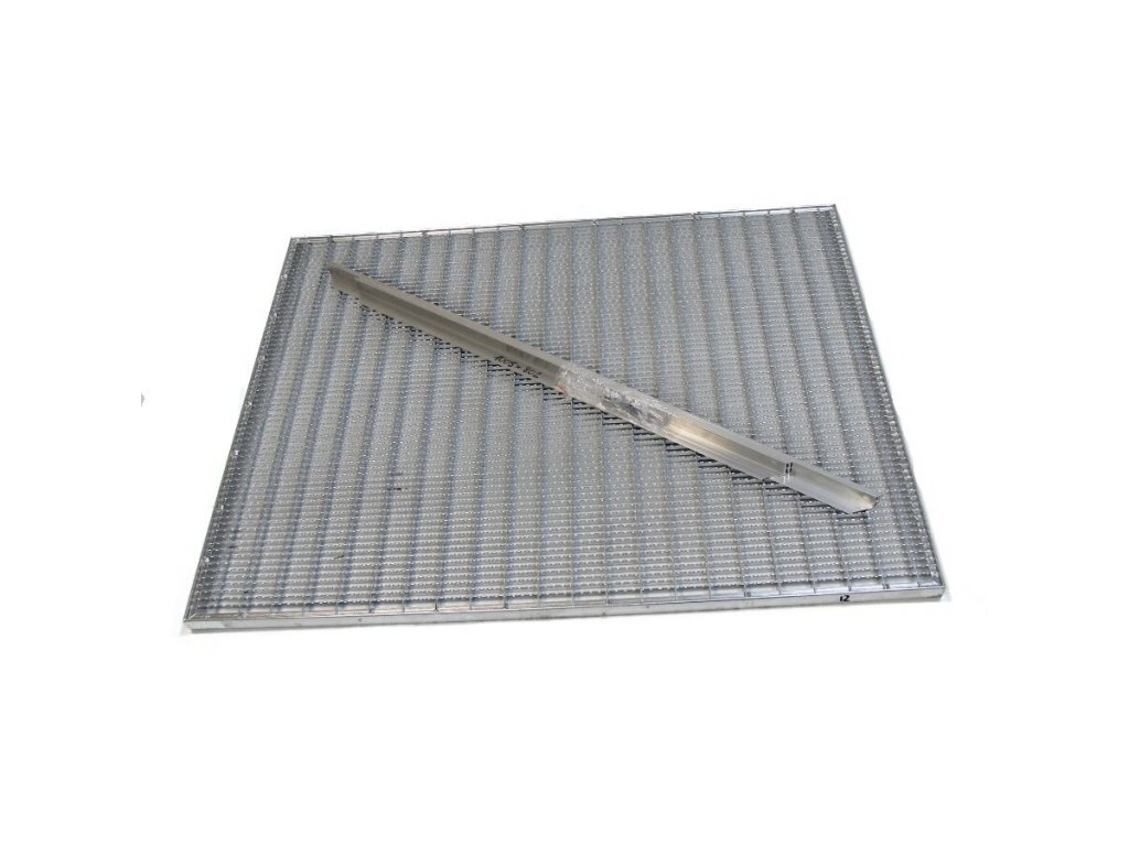 Kovová vonkajšia čistiaca vstupná rohož s rámom FLOMA SteelMat - 80 x 100 x 2,5 cm