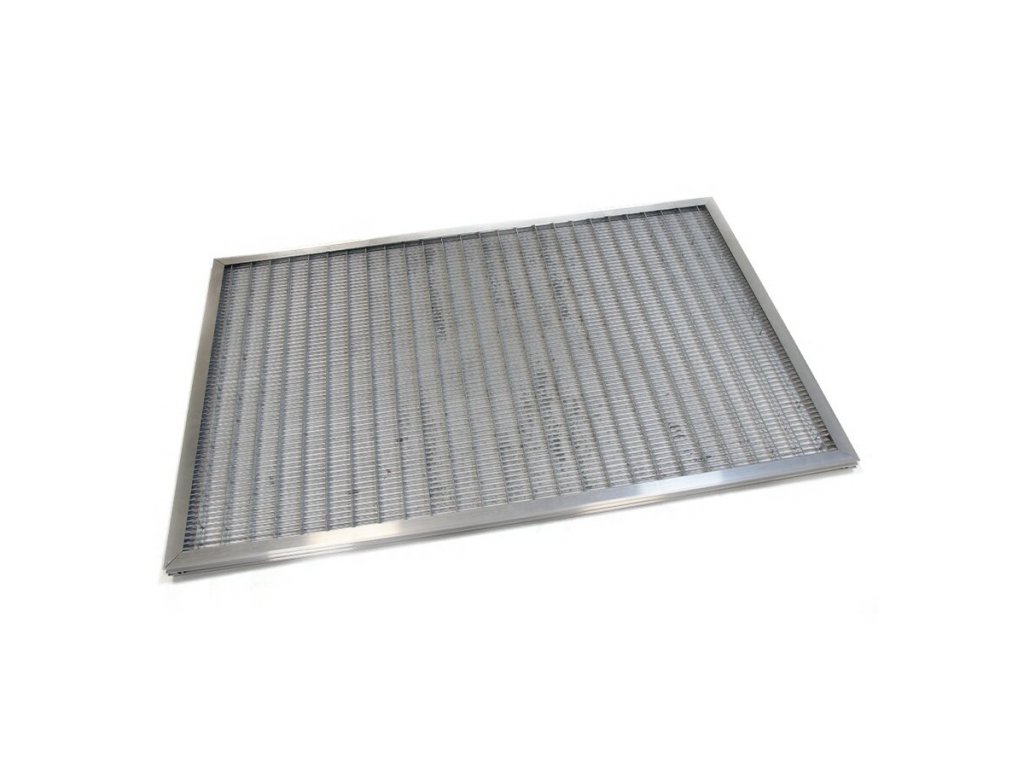 Kovová vonkajšia čistiaca vstupná rohož s rámom FLOMA SteelMat - 80 x 120 x 2,5 cm