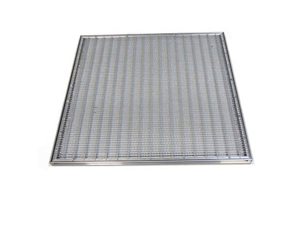 Kovová vonkajšia čistiaca vstupná rohož s rámom FLOMA SteelMat - 80 x 80 x 2,5 cm