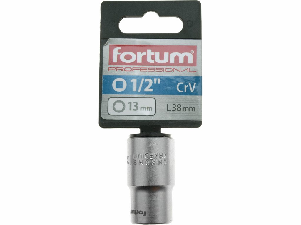 Kľúč nástrčný, 13mm, 1/2”, FORTUM