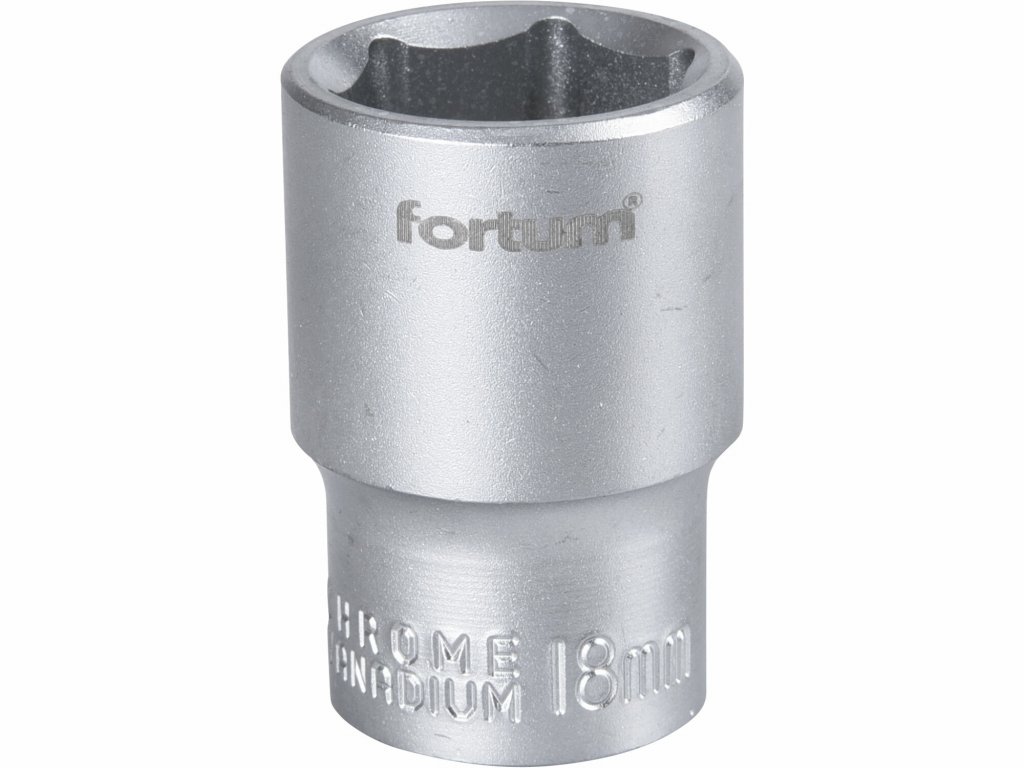 Kľúč nástrčný, 18mm, 1/2”, FORTUM