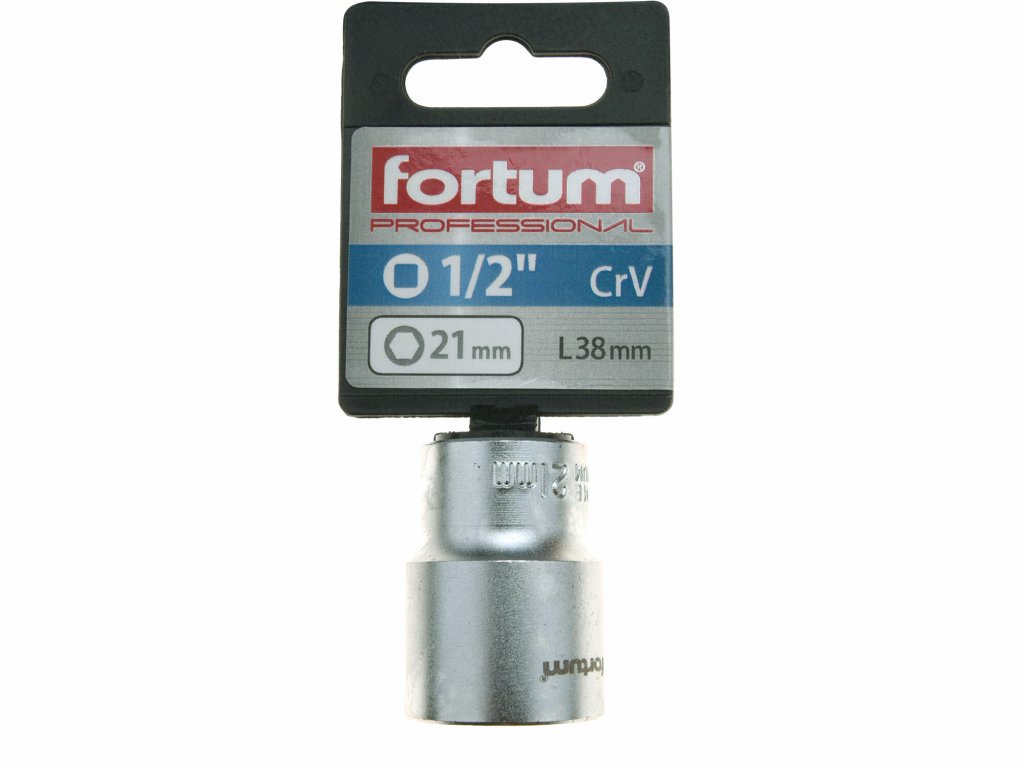 Kľúč nástrčný, 21mm, 1/2”, FORTUM