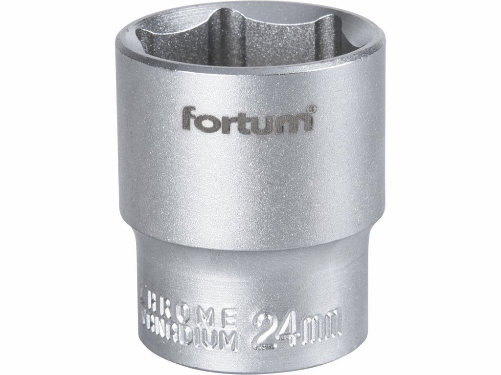 Kľúč nástrčný, 24mm, 1/2”, FORTUM