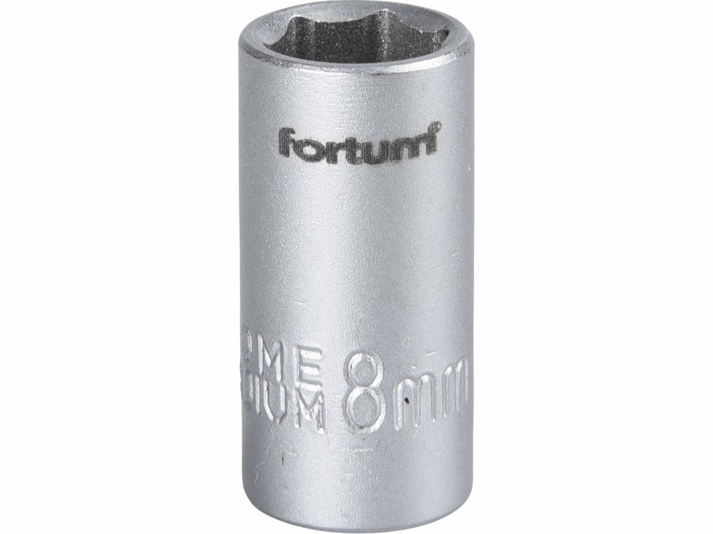 Kľúč nástrčný, 8mm, 1/4”, FORTUM