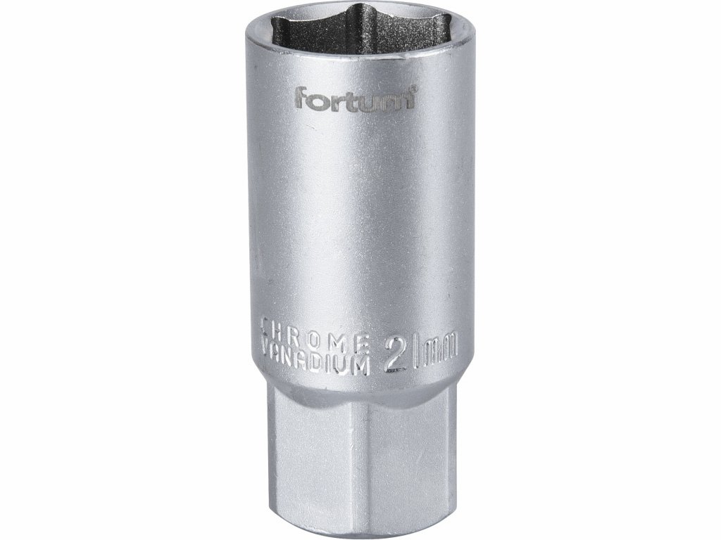 Kľúč nástrčný na sviečky, 21mm, 1/2”, FORTUM