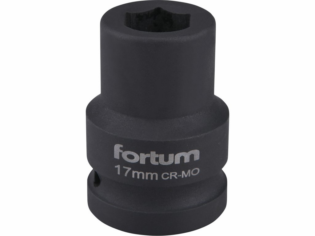 Kľúč nástrčný rázový, 17mm, 3/4”, FORTUM