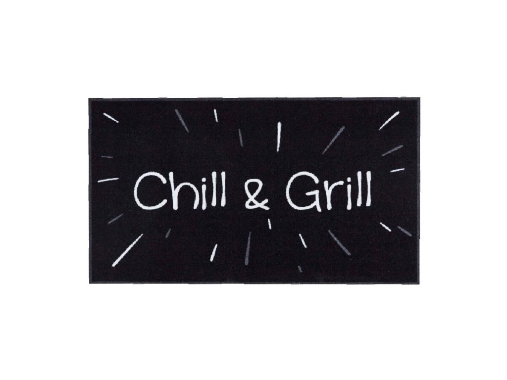 Kuchynský prateľný koberec FLOMA Chill &amp; grill (Cfl-S1) - 67 x 120 x 0,5 cm