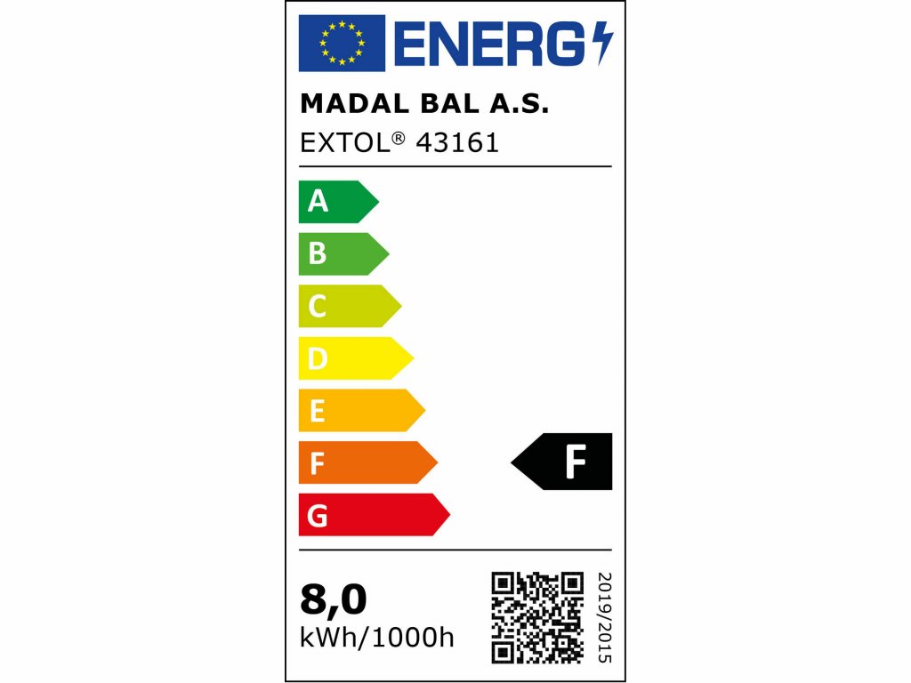 Lampa stolová s LED a lupou, 2400lm, USB napájanie, biela, EXTOL LIGHT