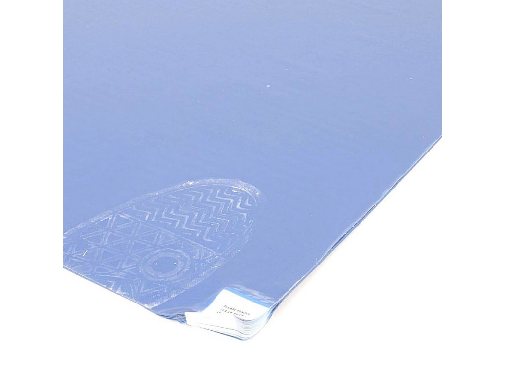 Modrá lepiaca dezinfekčná dekontaminačná rohož Sticky Mat, FLOMA - 45 x 115 cm - 60 listov