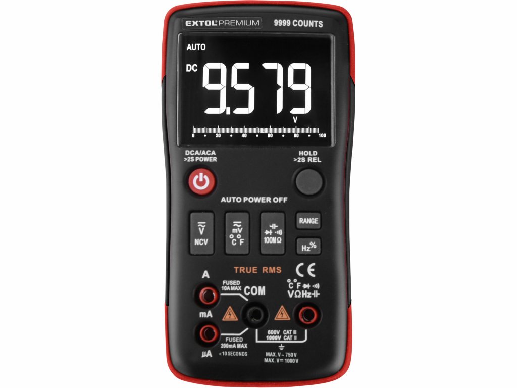 Multimeter digitálny TrueRMS, EXTOL PREMIUM