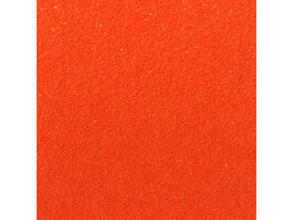 Oranžová korundová protišmyková páska FLOMA Standard - 18,3 x 10 cm hrúbka 0,7 mm