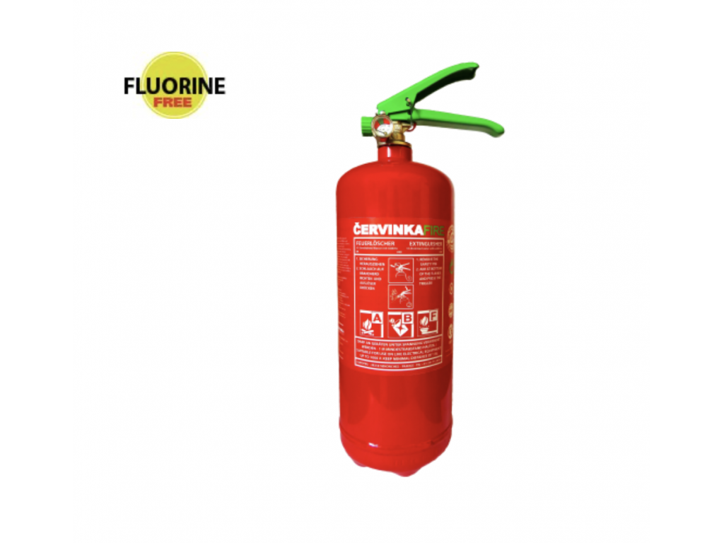 Penový hasiaci prístroj bez fluoru BIOVERSAL 3