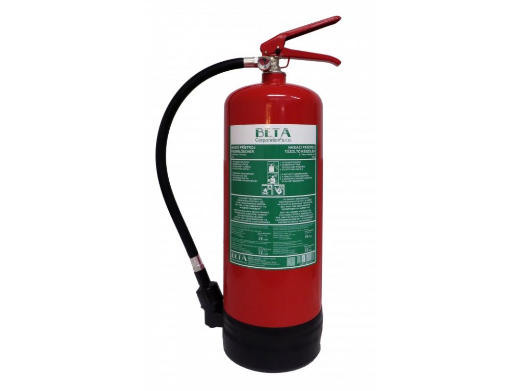 Penový hasiaci prístroj bez fluoru F6 BETA WECO - 6L
