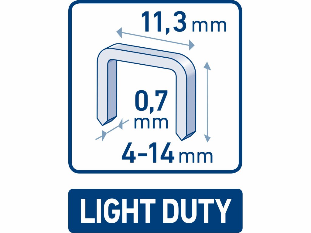 Pištoľ sponkovacia, hrúbka spony 0,7mm, dĺžka spony 4-14mm, EXTOL CRAFT