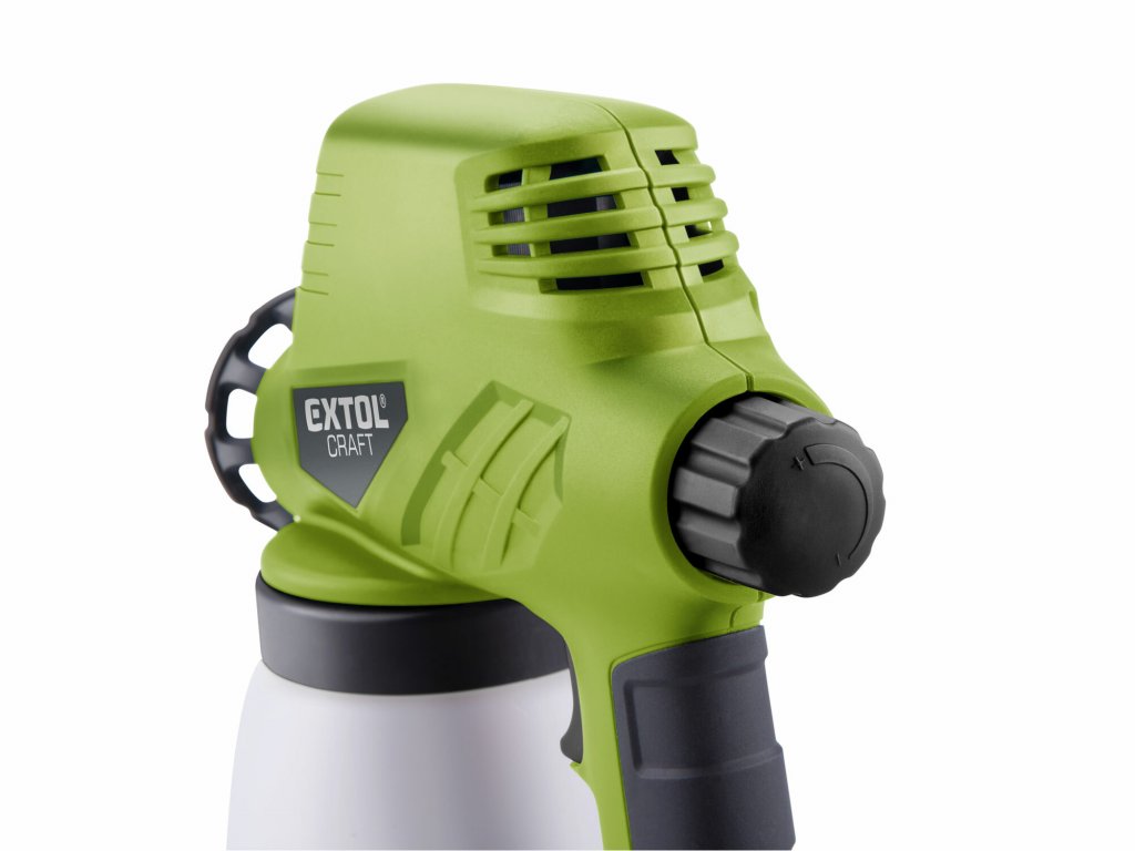 Pištoľ striekacia, príkon 80W, nádobka 800ml, 280ml/min, dýza 0,8mm, EXTOL CRAFT