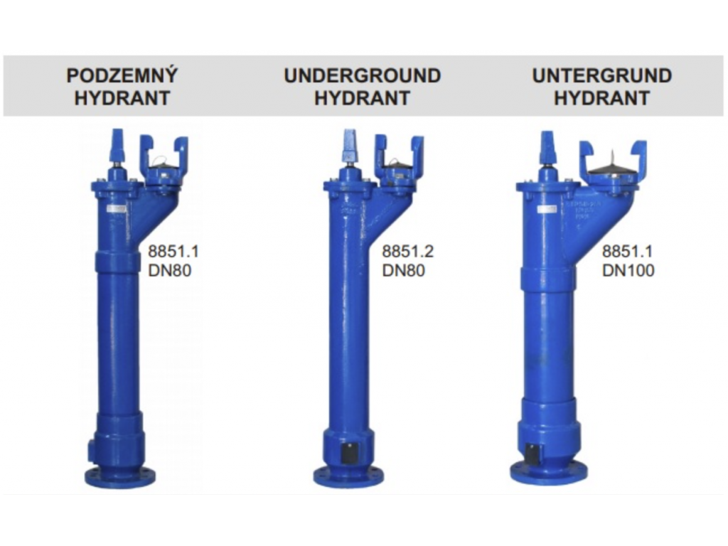 Podzemný hydrant 8851 DN100