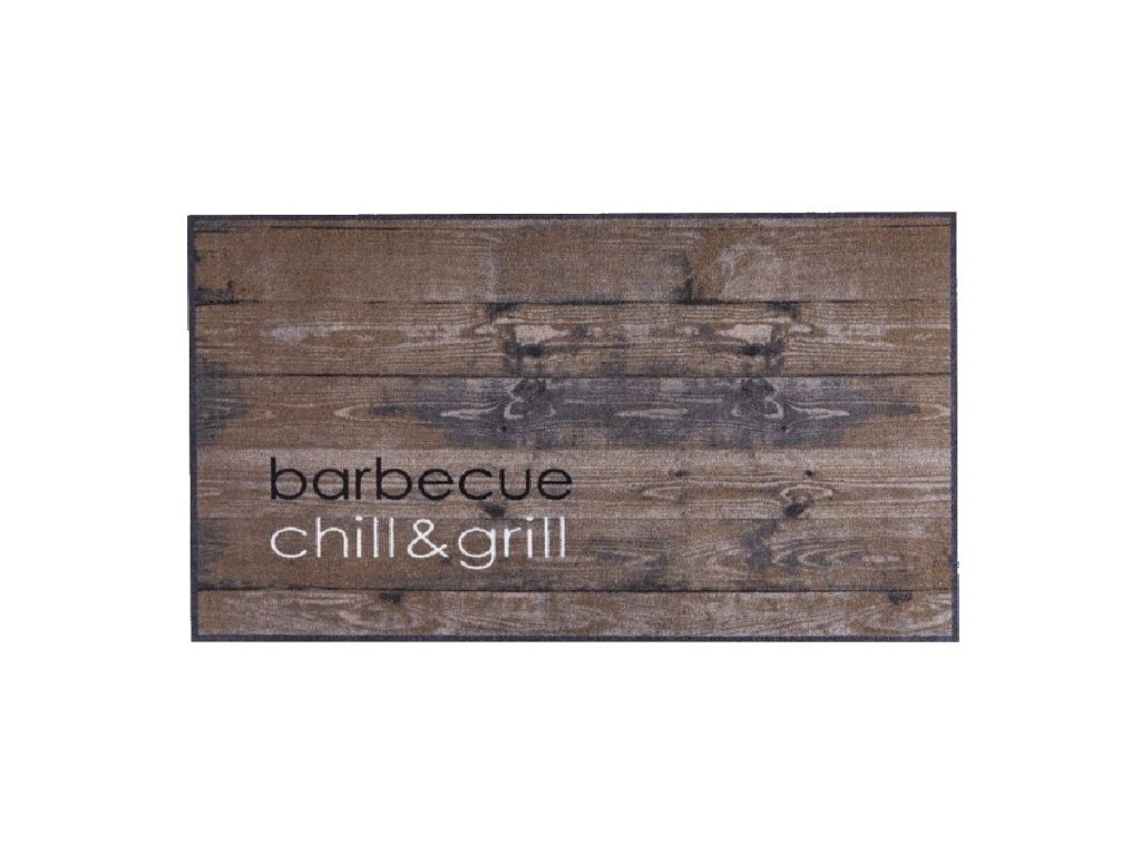 Prateľný koberec do kuchyne FLOMA BBQ Chill &amp; Grill (Cfl-S1) - 67 x 120 x 0,5 cm