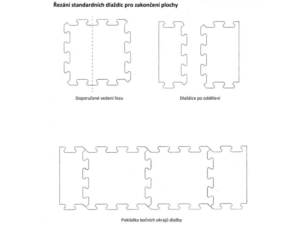 Šedá plastová záťažová puzzle dlažba Tenax - 47,5 x 47,5 x 0,5 cm