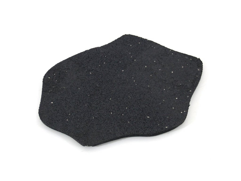 Šedý gumový záhradný nášľap (šľapák) FLOMA Stone - 51 x 38 x 1,8 cm