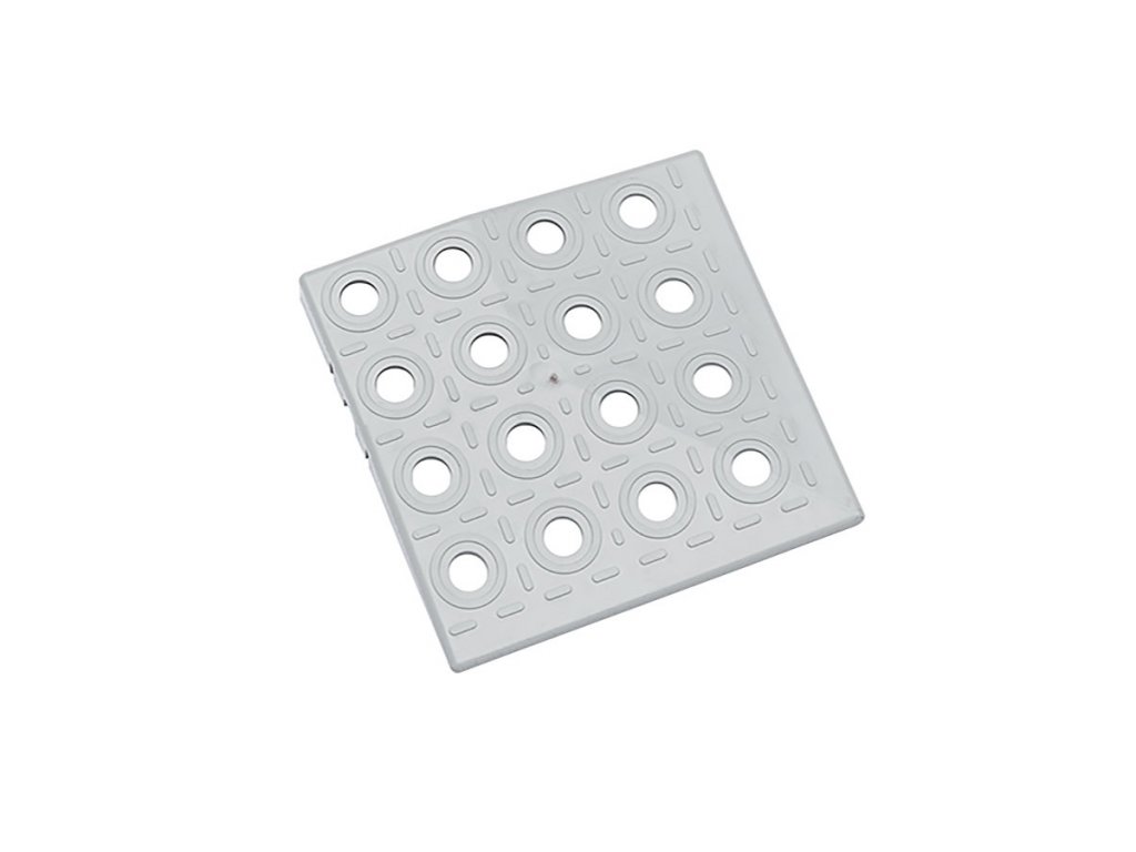 Šedý polyetylénový roh AvaTile AT-STD - 13,7 x 13,7 x 1,6 cm