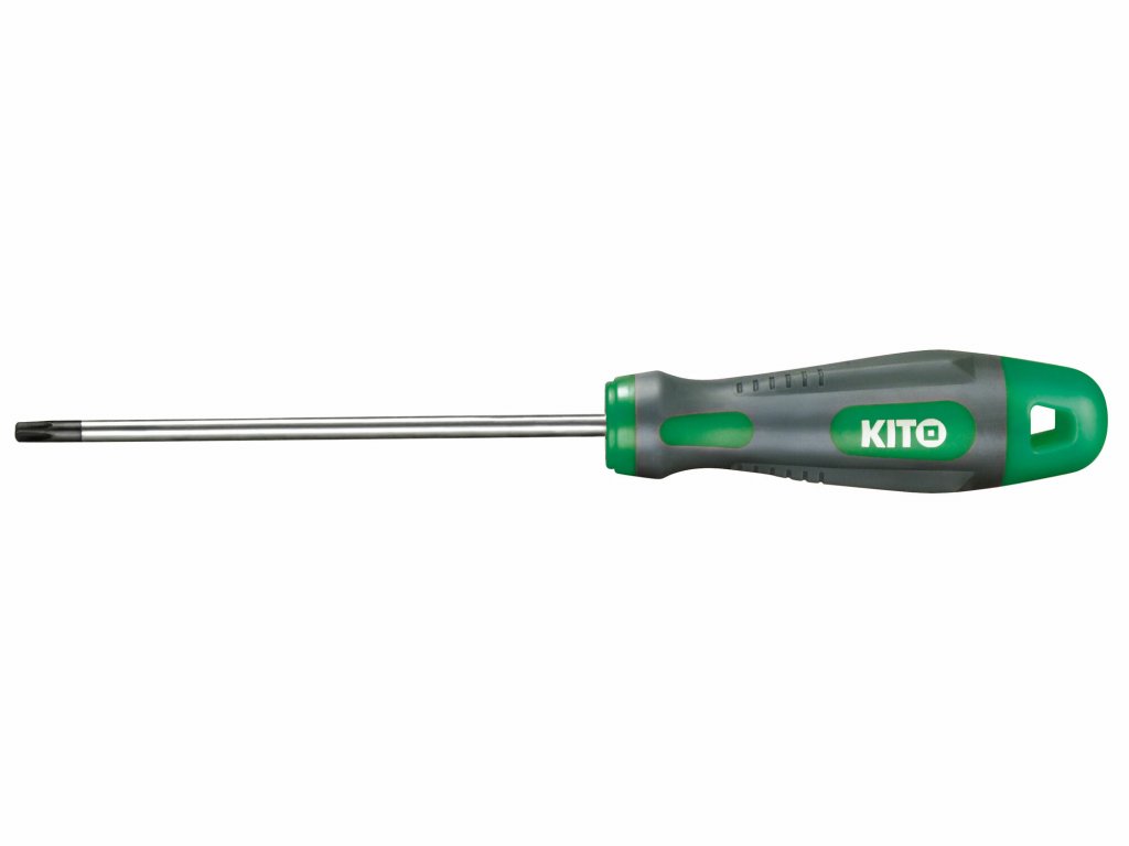 Skrutkovač Torx s dierkou S2, magnetický, predĺžený, TTa30x200mm, S2, KITO