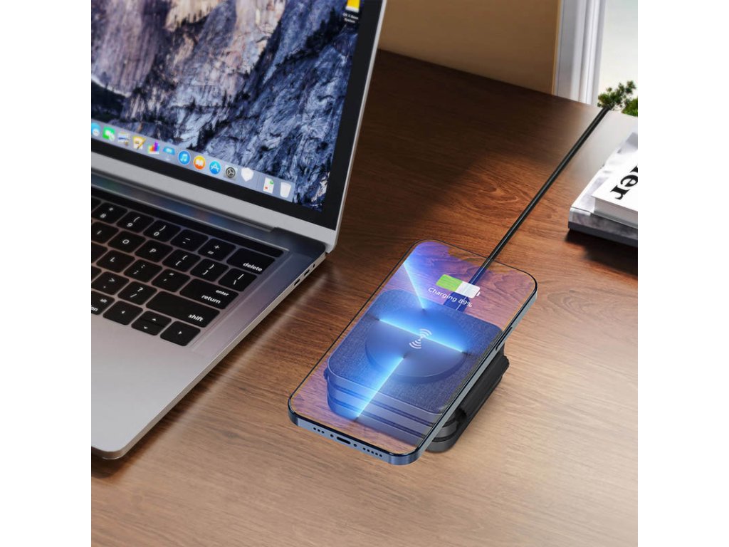 Solight cestovná nabíjačka 3v1, MagSafe kompatibilná
