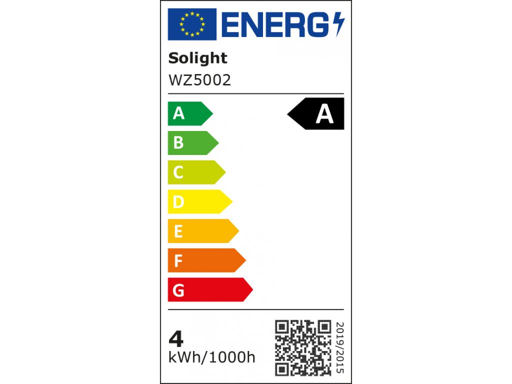 Solight extra úsporná LED žiarovka 3,8 W, 806lm, 2700K, ekv. 60W