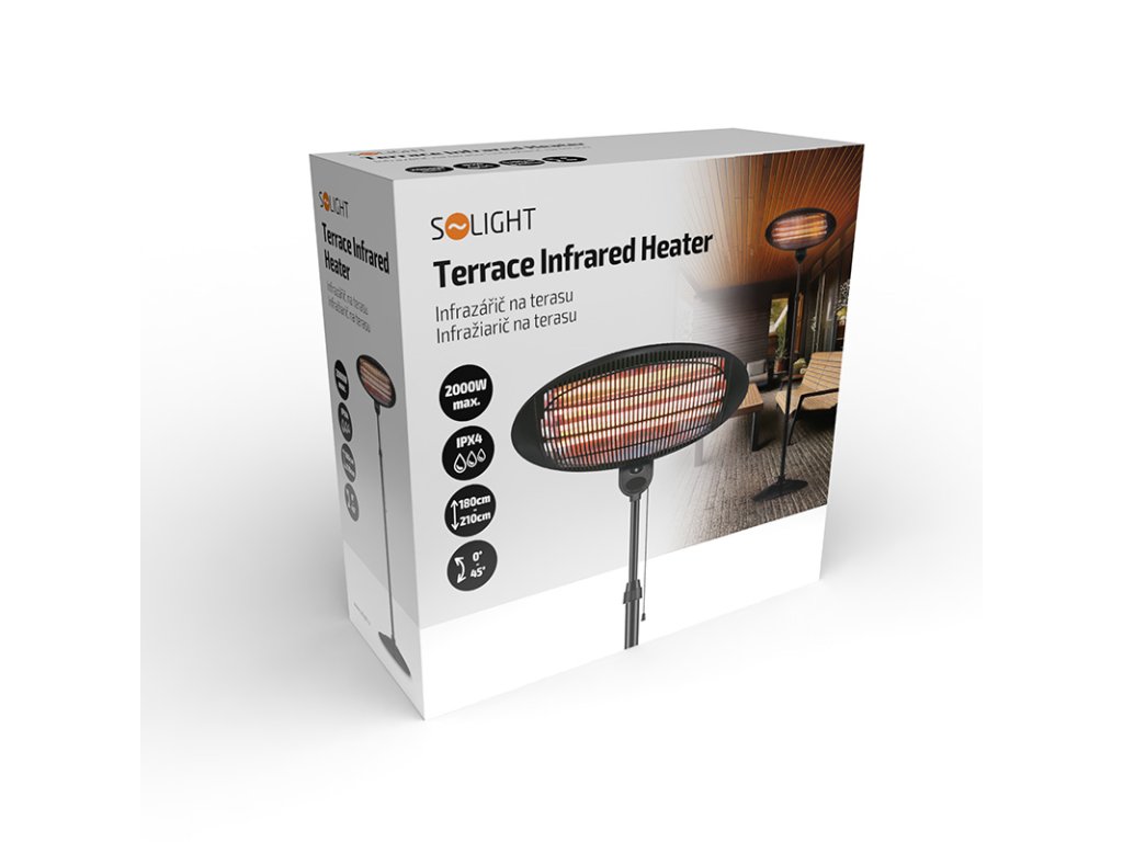Solight infražiarič na terasu 2000W