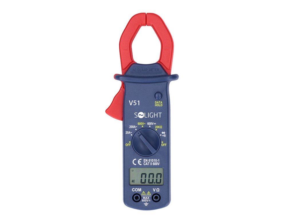 Solight kliešťový multimeter, 20 - 200A