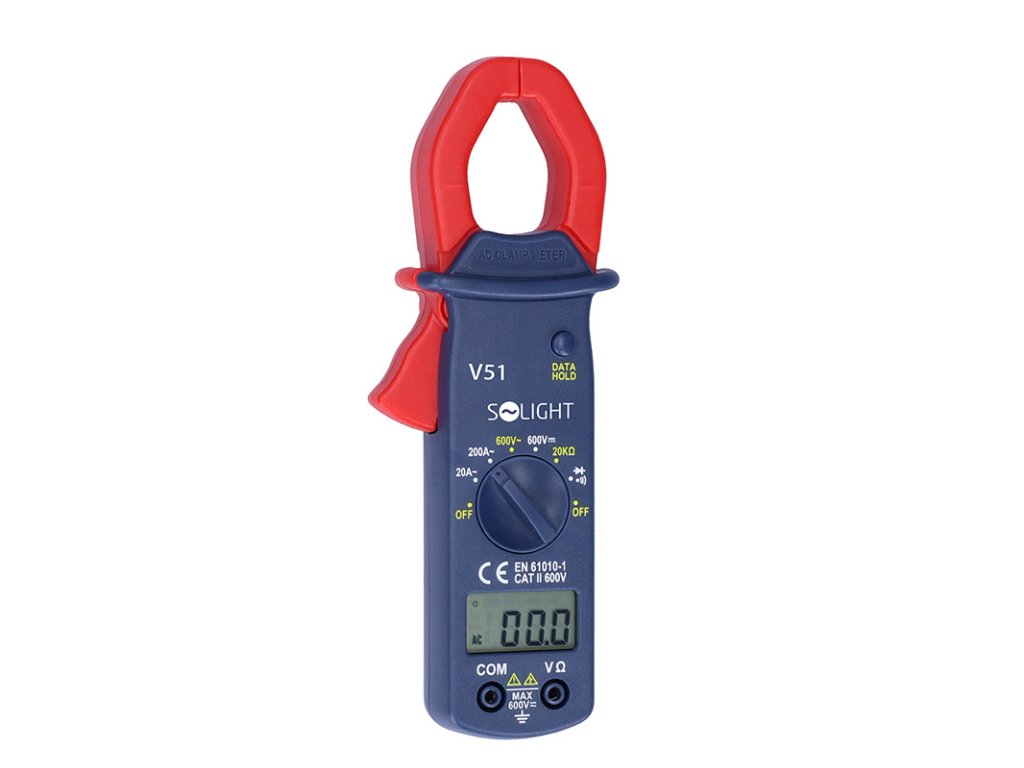 Solight kliešťový multimeter, 20 - 200A