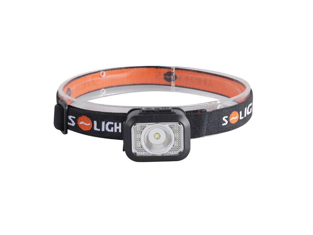 Solight LED čelové nabíjacia svietidlo, 170lm, teplé+studené svetlo, Li-Ion