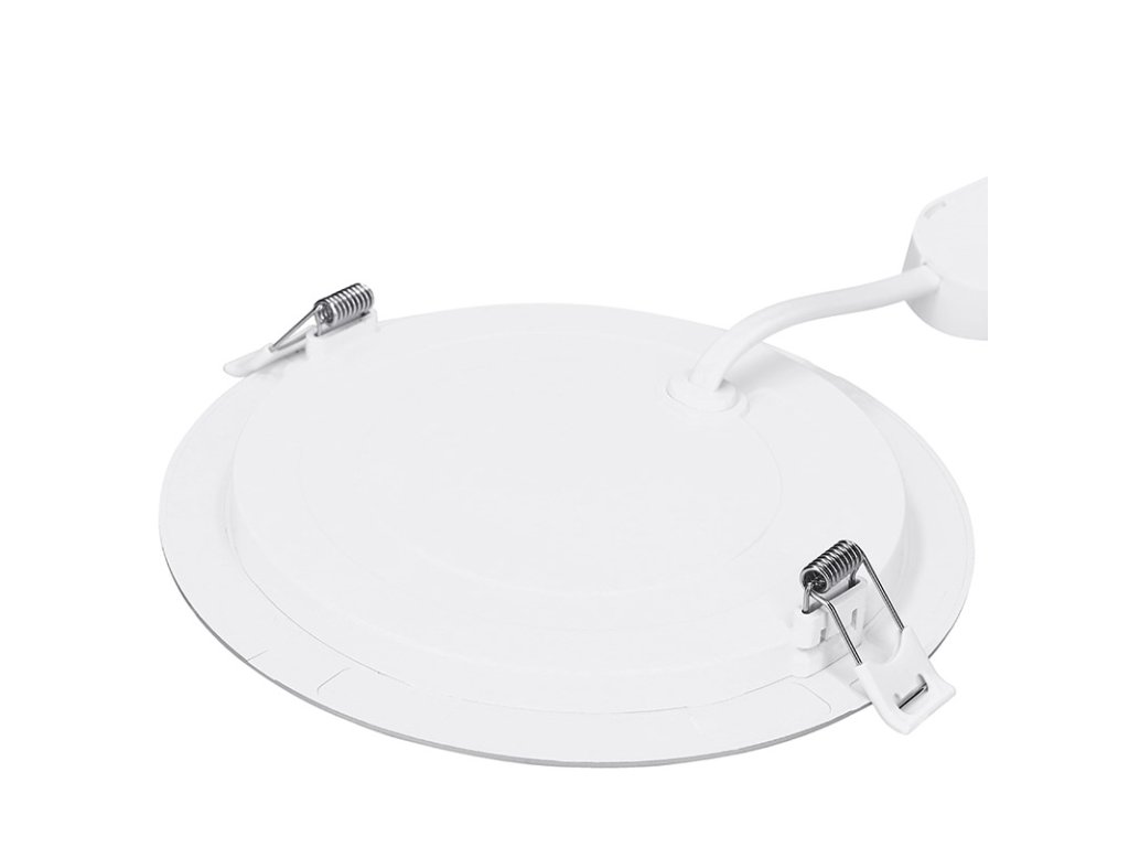 Solight LED mini panel kúpeľňový 2v1, 3CCT, podhľadový / prisadený, 18W, 1530lm, IP54, biela, okrúhly