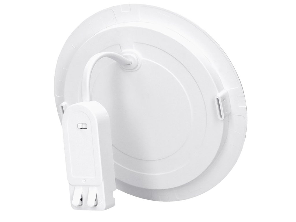 Solight LED mini panel kúpeľňový 2v1, 3CCT, podhľadový / prisadený, 24W, 2040lm, IP54, biela, okrúhly