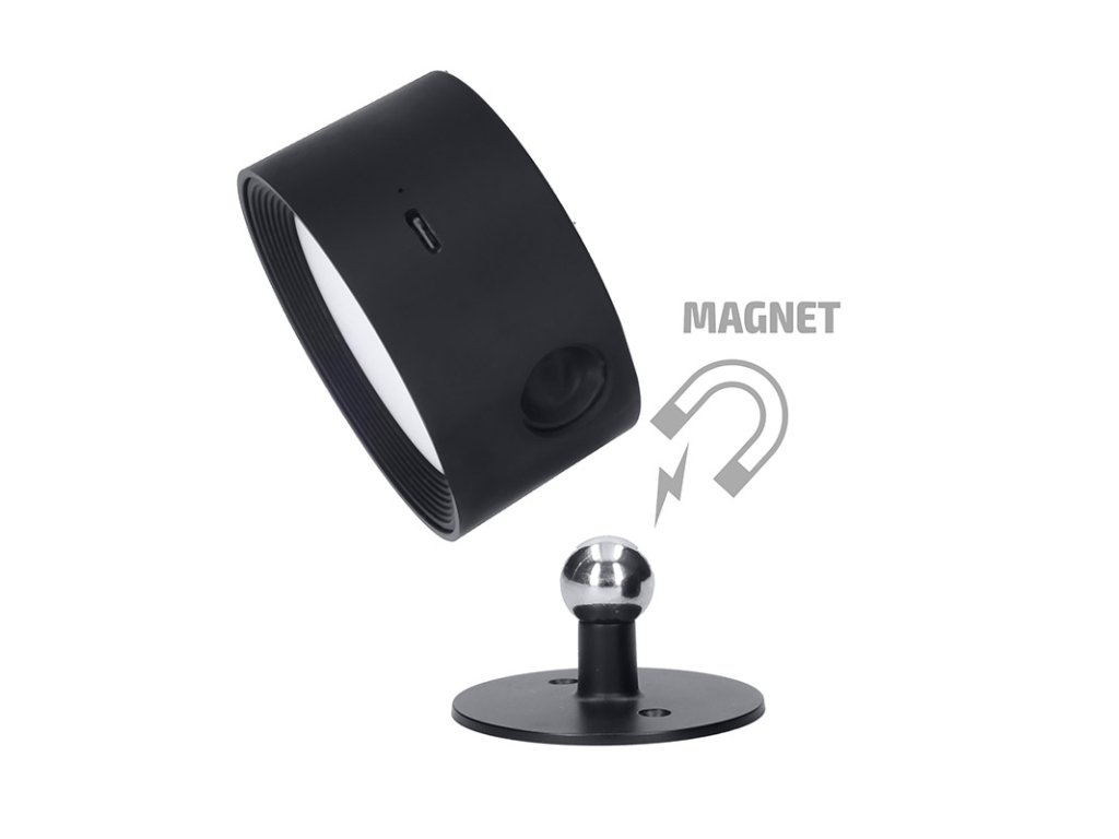 Solight LED nabíjací RGB svetlo, diaľkový ovládač, Li-Ion, USB-C