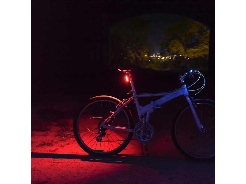 Solight LED nabíjací zadné cyklo svetlo, 3W COB, nabíjací, Li-Ion