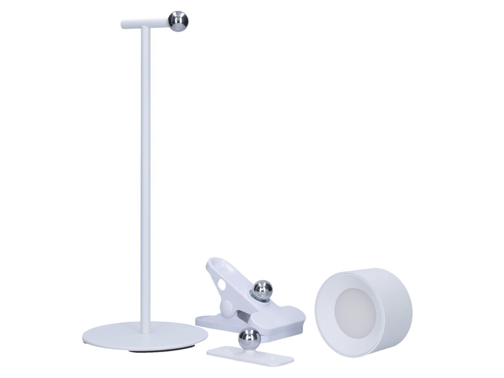 Solight LED nabíjacia lampička 3v1, 280lm, zmena CCT, stmievanie, biela