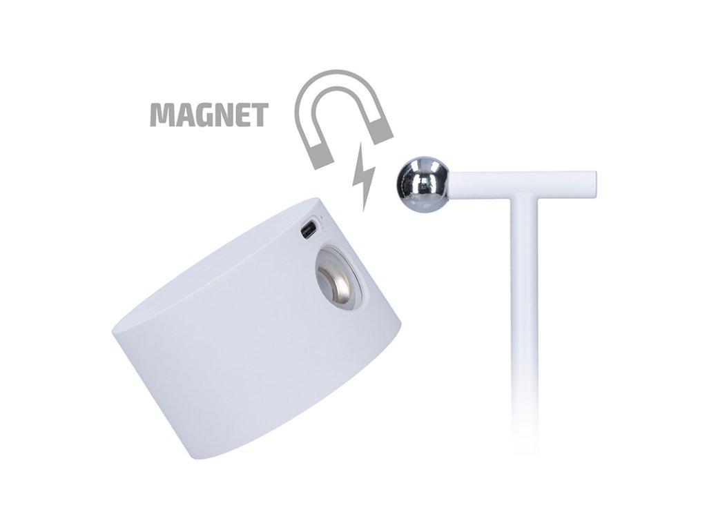 Solight LED nabíjacia lampička 3v1, 280lm, zmena CCT, stmievanie, biela