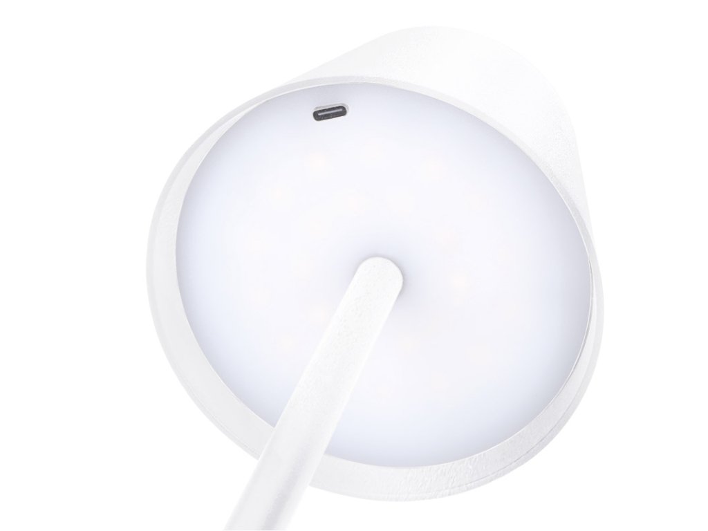 Solight LED nabíjacia lampička Lucca, 120lm, zmena CCT, stmievanie, biela