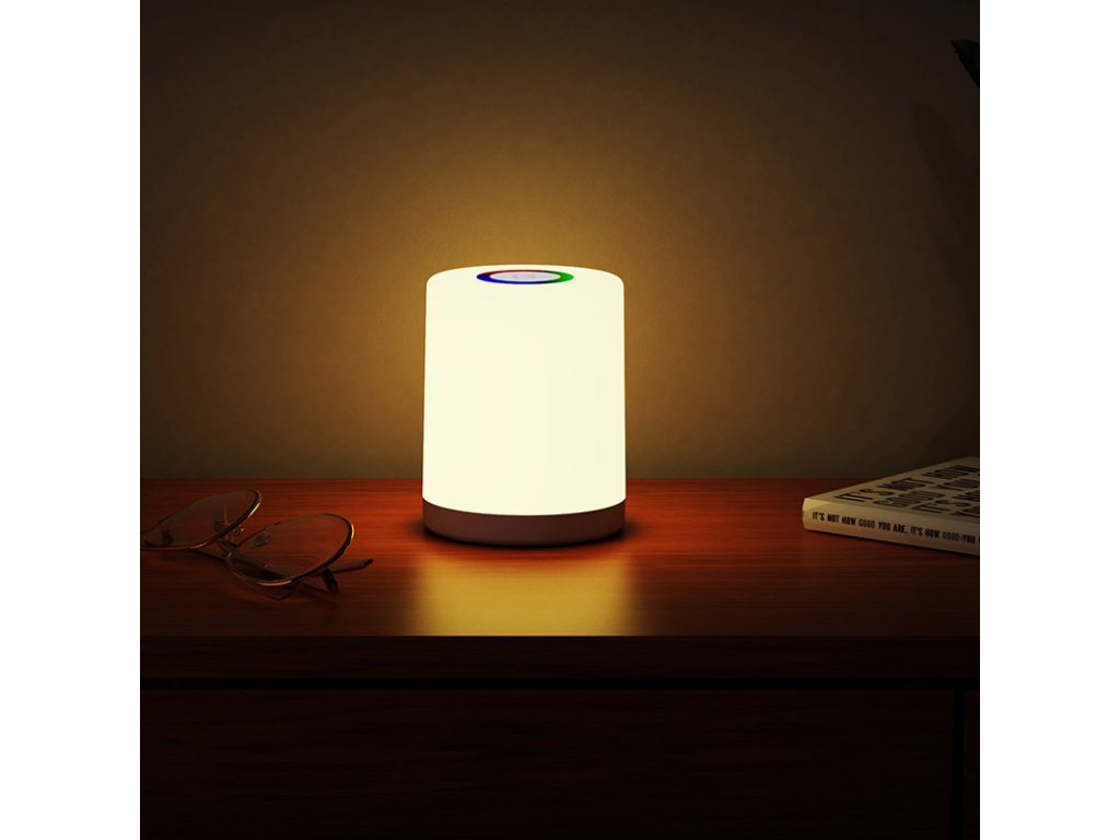 Solight LED nabíjacia RGB lucerna, Li-Ion, USB-C