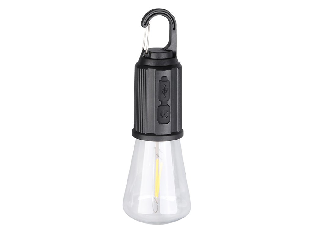 Solight LED nabíjacia žiarovka Camping, 100lm, Li-Ion, display box
