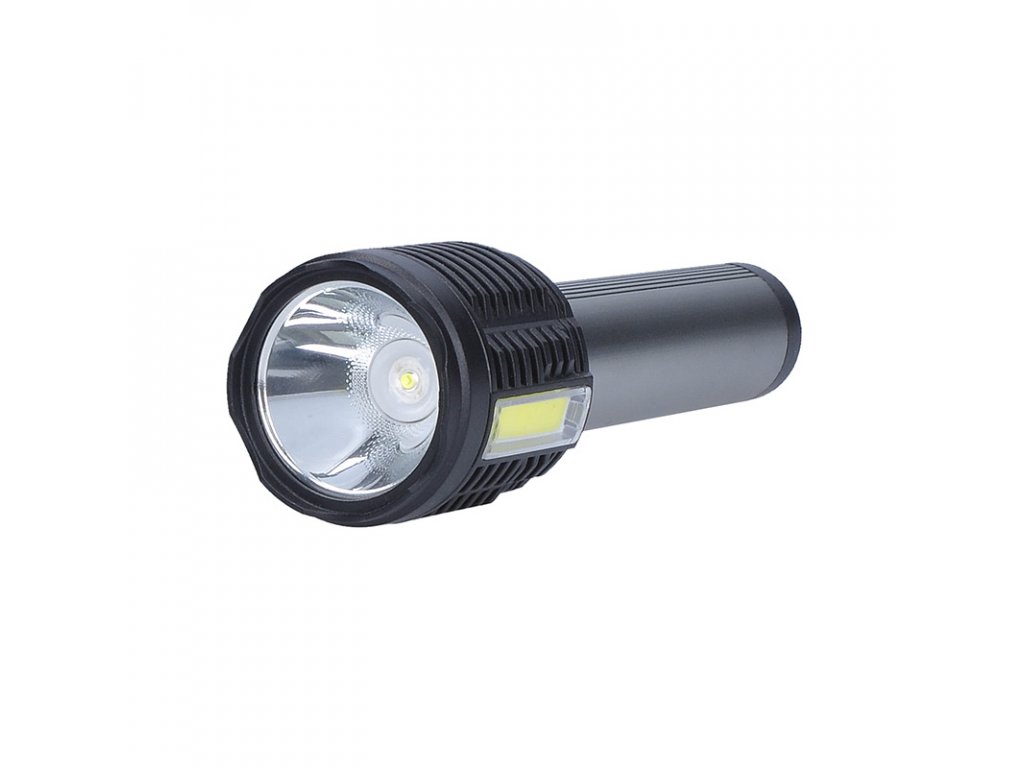 Solight LED nabíjacie ručné svietidlo, 150+150lm, Li-Ion