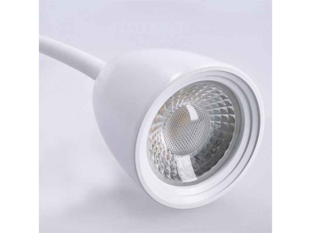 Solight LED nástenná lampička, stmievateľná, 4W, 280lm, 3000K, biela
