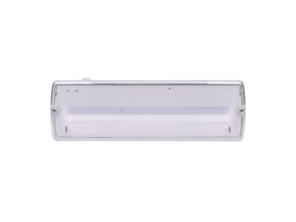 Solight LED núdzové osvetlenie, 4W, 200lm, IP65, LiFePO4 1000mAh batéria, autotest
