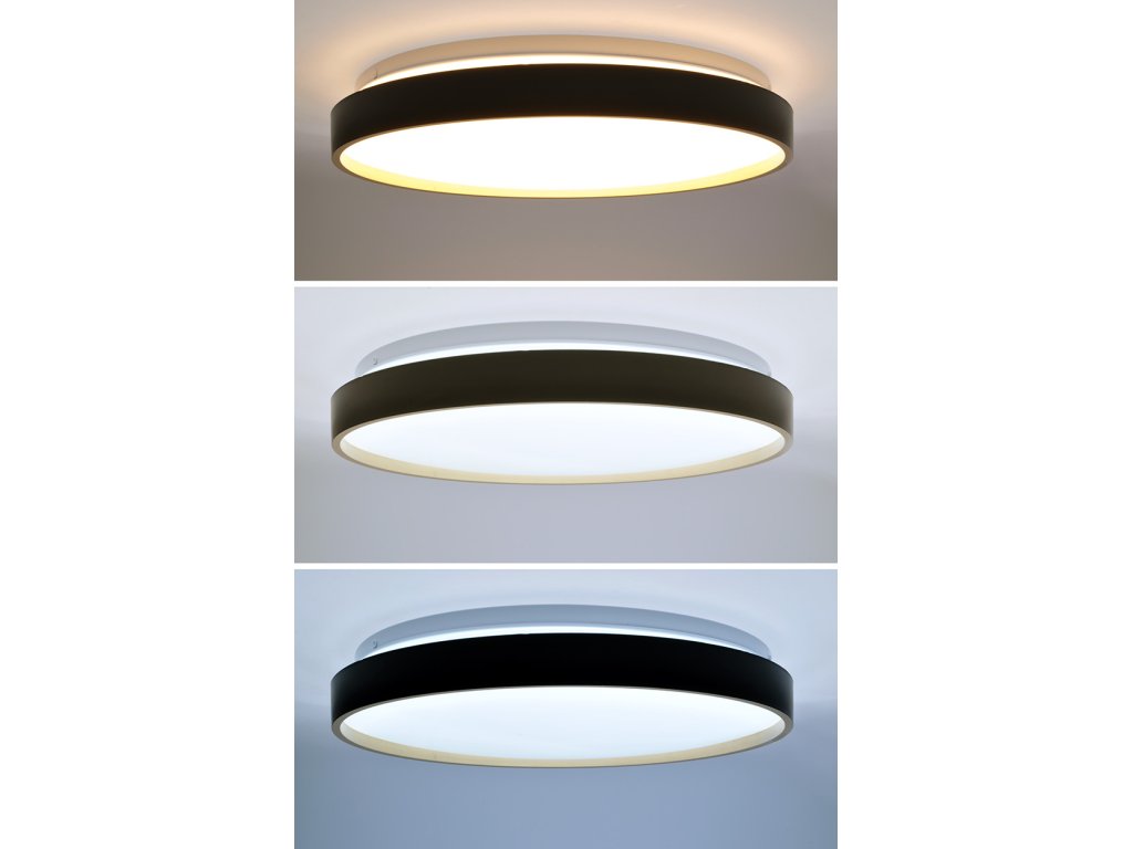 Solight LED osvětlení s dálkový ovladačem Cala, 48W, 3360lm, 38cm, změna chromatičnosti, stmívatelné