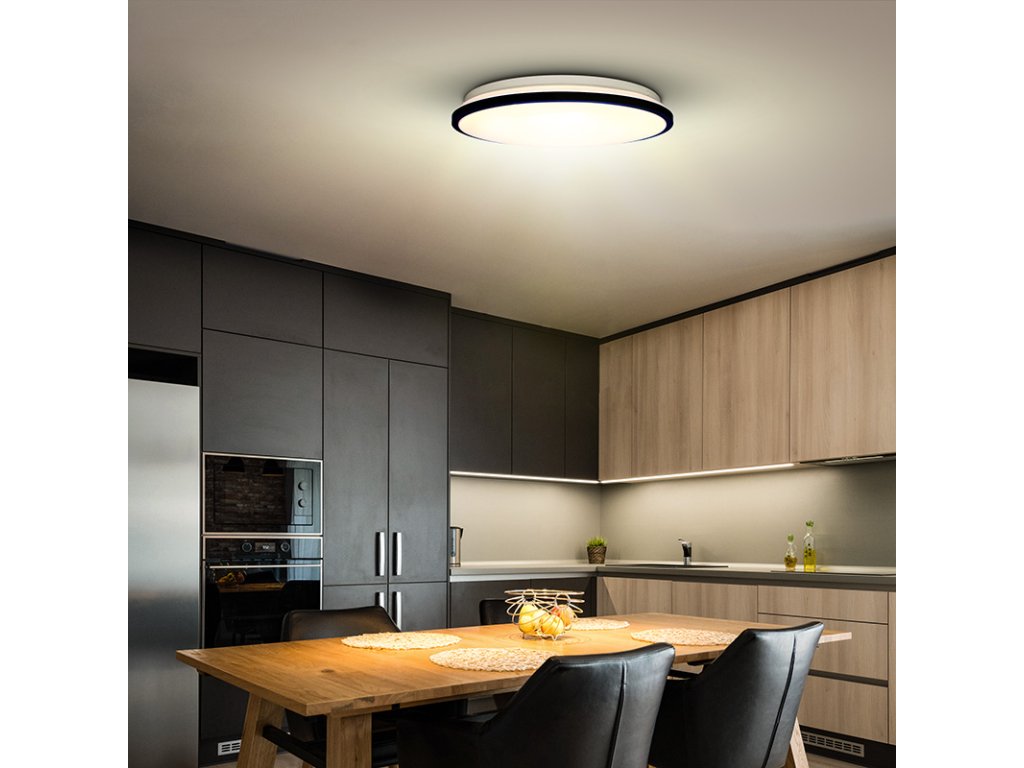 Solight LED osvětlení s dálkový ovladačem Jamil, 48W, 3360lm, 40cm, změna chromatičnosti, stmívatelné