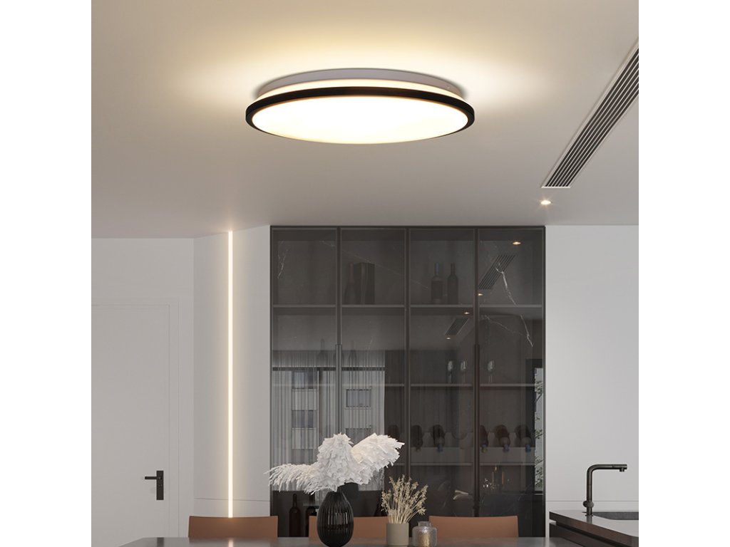 Solight LED osvětlení s dálkový ovladačem Jamil, 48W, 3360lm, 40cm, změna chromatičnosti, stmívatelné