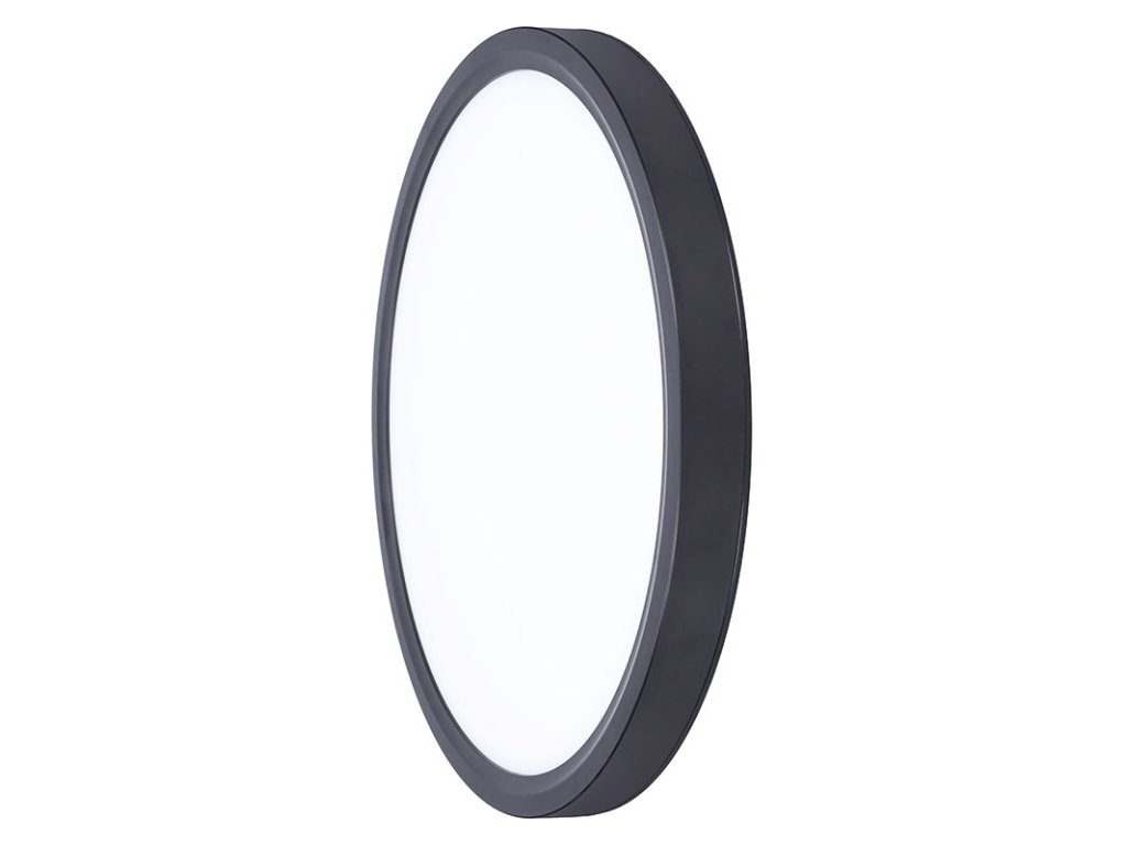 Solight LED osvětlení s dálkovým ovladačem Estela Black, 60W, 4500lm, 50cm, změna chromatičnosti, stmívatelné