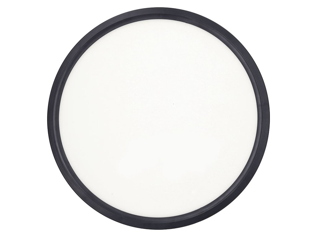 Solight LED osvětlení s dálkovým ovladačem Estela Black, 60W, 4500lm, 50cm, změna chromatičnosti, stmívatelné