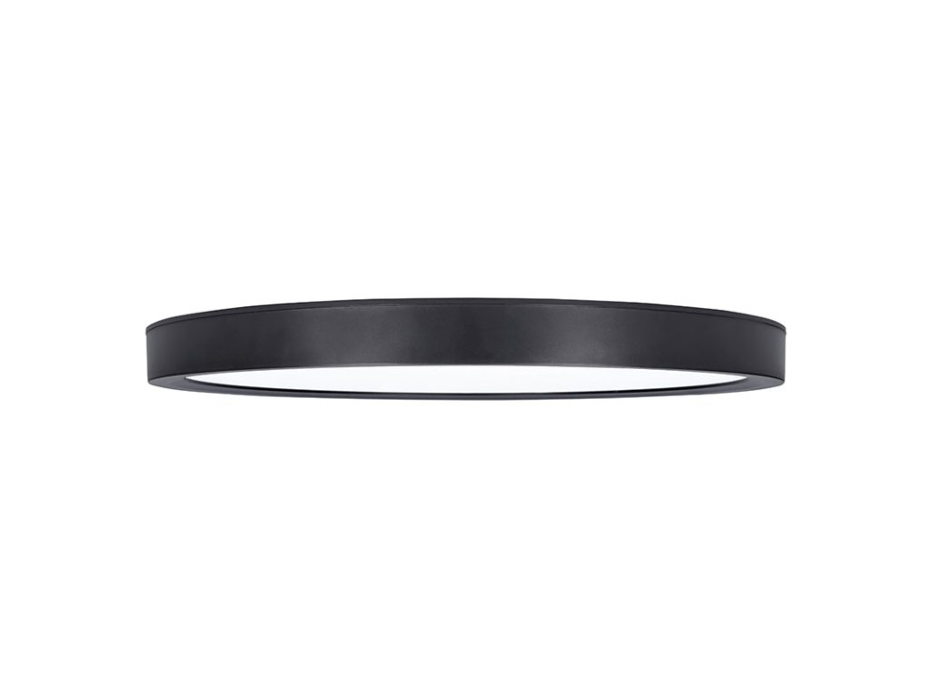Solight LED osvětlení s dálkovým ovladačem Estela Black, 60W, 4500lm, 50cm, změna chromatičnosti, stmívatelné