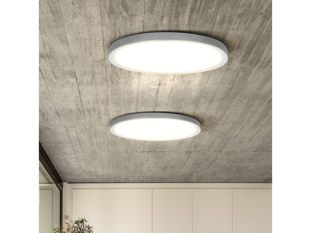Solight LED osvětlení s dálkovým ovladačem Estela White, 60W, 4500lm, 50cm, změna chromatičnosti, stmívatelné